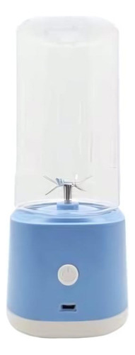 Mixer Batidor Portátil De Frutas Con Conexión Usb Color Azul