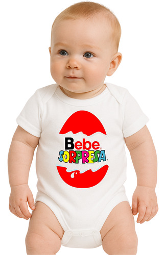 Pañalero De Bebé Bebe Sorpresa Unisex Comodidad Y Estilo Blanco 0-3 M Bebé Sorpresa