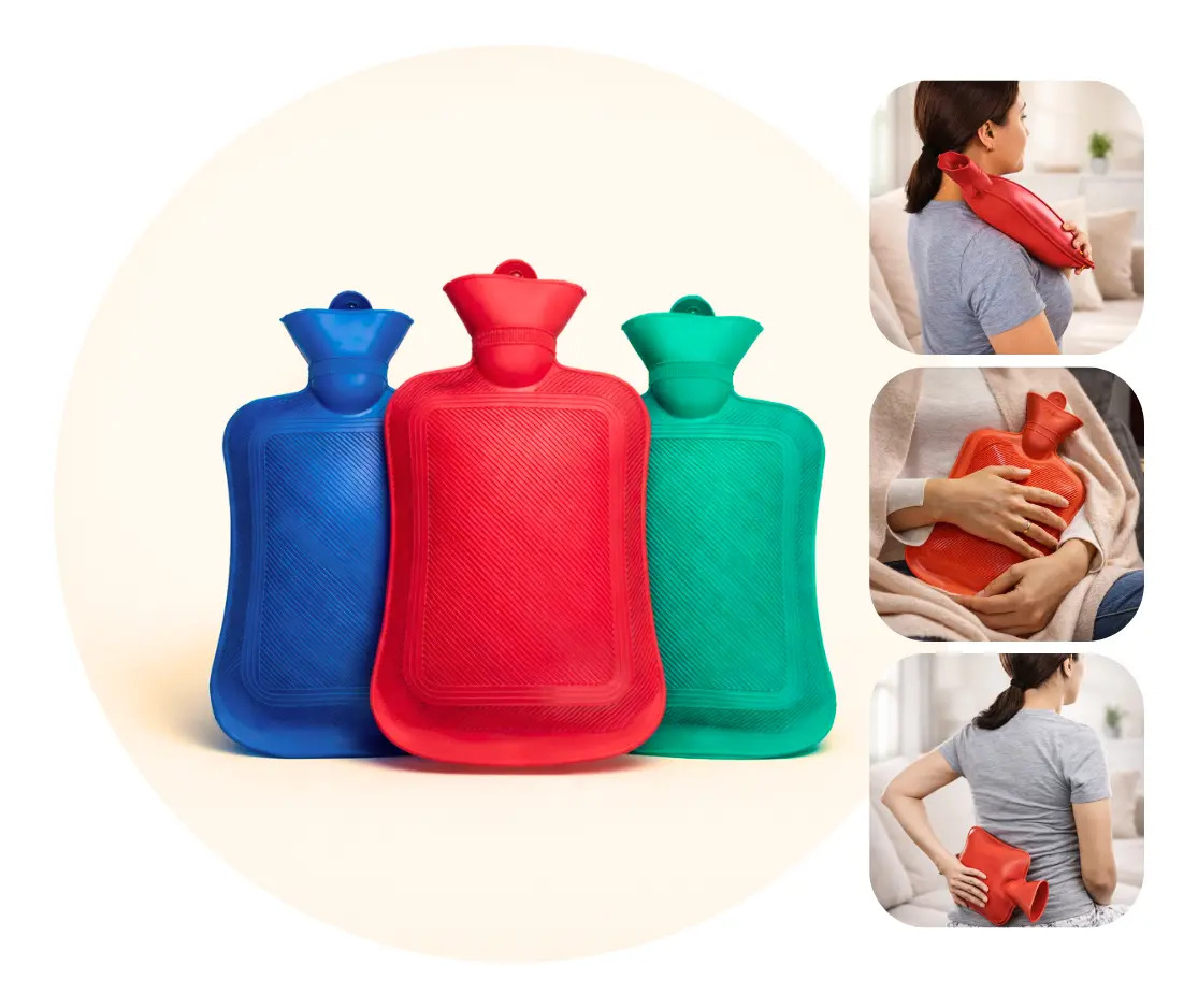 Bolsa Térmica Compressa Água Quente Fria Cólica Sinusite 2l