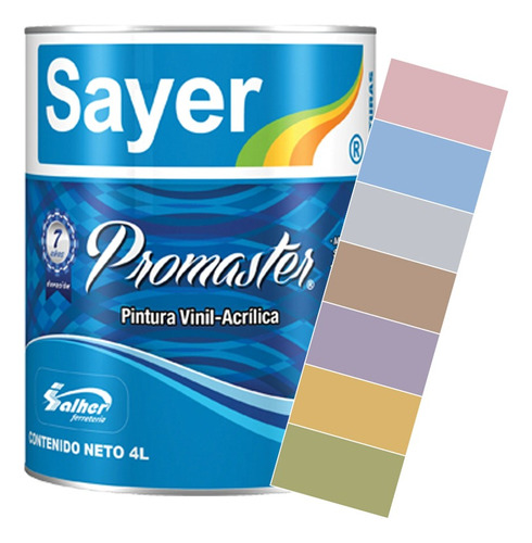 Pinturaa Colores 2024 Vinilica Acrilica Promaster Sayer 4 L
