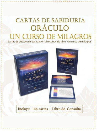 Oraculo: Un Curso De Milagros Cartas De La Sabiduria