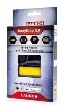 Scanner Easydiag 2.0 Em Android 2 Em 1 Bluetooth Com Tablet