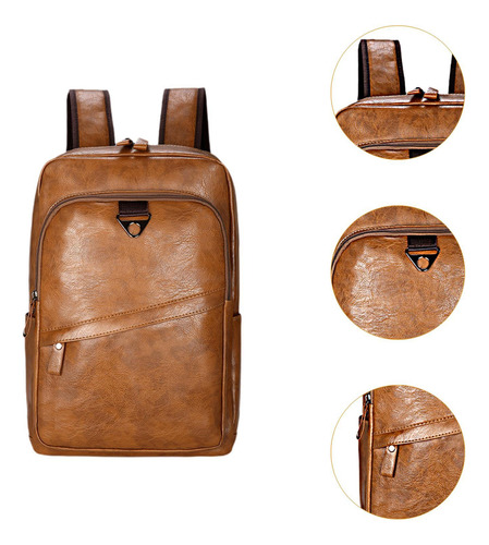 Mochila De Viaje Mochila Informal Cuero De Pu Mochila De
