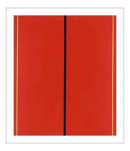 Lamina Fine Art Whos Afraid Of Red Newman Barnet 60x70 Myc