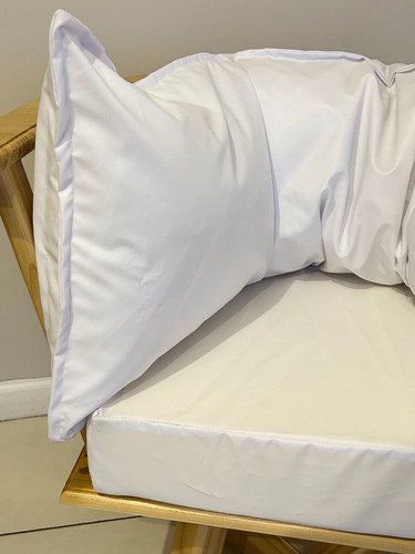 Sillon Gervasoni Almoh Asiento Y Respaldo Impermeable C Color Blanco Diseño De La Tela Liso