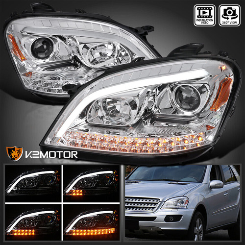 Par Faro Led Mercedes-benz Ml350 Introduction 2006 3.5l