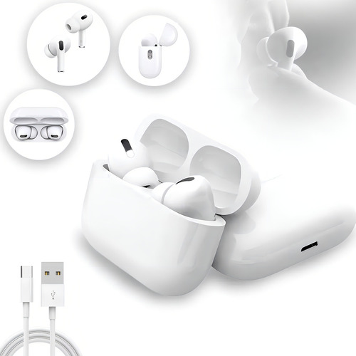 Fone De Ouvido Bluetooth Sem Fio Tws Intra In-ear Anatel Cor Branco