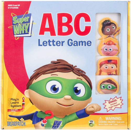 Briarpatch Super Why Abc Game Pbs Kids Early Reading & Sp...