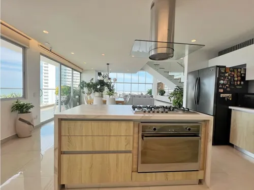 Penthouse En Venta Amoblado 3 Alcobas En Edificio Montu Vista Al Mar