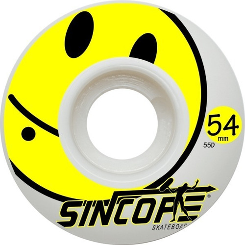 Ruedas De Skate Sincope Smiley 54 Mm 100a Alto Rebote