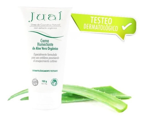 Crema Facial Humectante Día Jual Aloe Vera Orgánico 150cc Dw