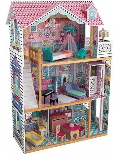 Casa De Muñecas Annabelle Kidkraft Con Muebles