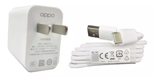 Cargador Oppo 33w + Cable Tipo C Reno 6 Lite, 7 Lite Reno 7