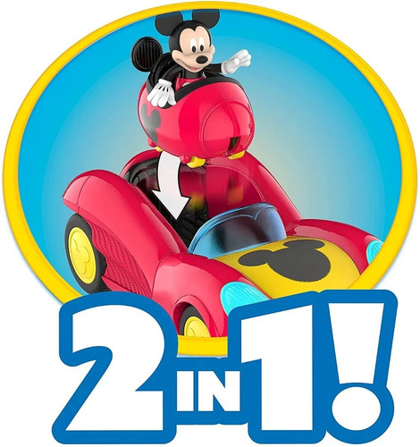 Mickey Mouse Auto Transformable 2 En 1 Disney Original