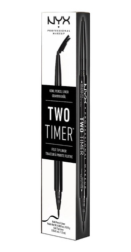 Delineador De Ojos Nyx Two Timer Dual Ended Liner