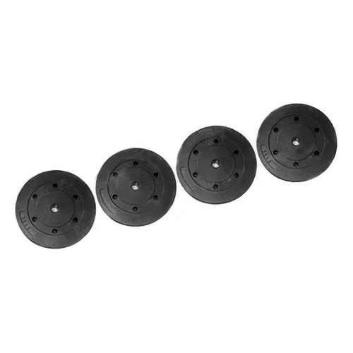 Barra Recta Larga 220cm + 2 Mancuernas Cromadas + 100 Kg