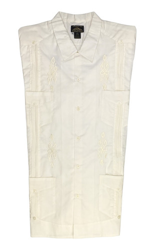 Camisa Guayabera M/ C Bordado Yucatan Tallas Extra 017