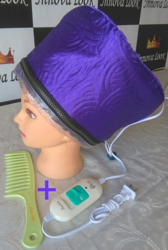 Gorro Térmico Eléctrico Para Tratamientos+peine Desenredante