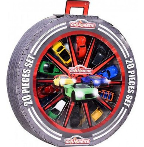 Imagem 1 de 2 de Majorette Wheel Conjunto Com 20 Peças 1/64