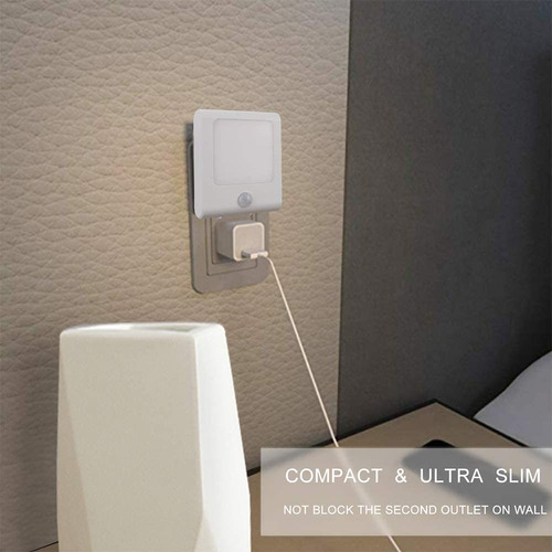 Luz Nocturna Led Estafadores Sensor De Movimiento Vintar, In