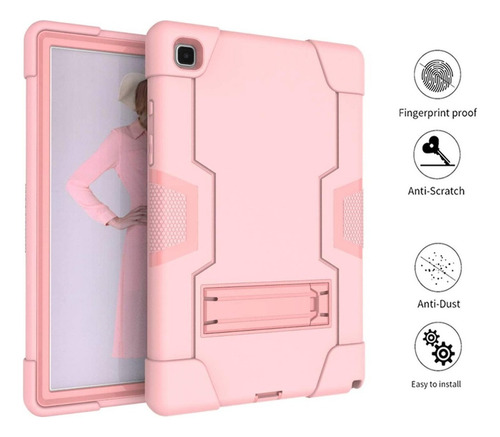 Funda Nude Uso Rudo Soporte Para Galaxy Tab A7 10.4 T500