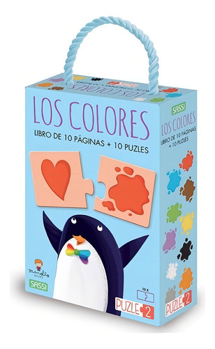 Libro + Rompecabezas Puzle - Colores - Manolito / Sassi