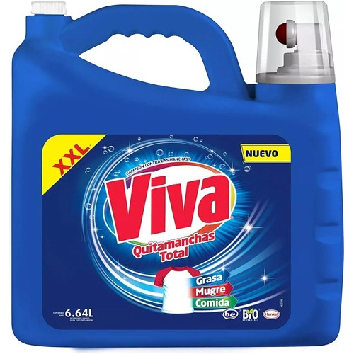 Vivá Detergente Líquido Quitamanchas Total Regular 6.64l