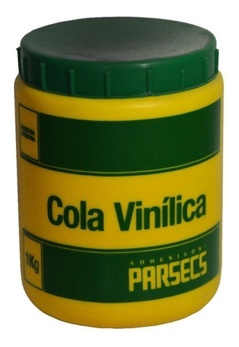 Pegamento Cola vinílica Parsecs Cola vinílica 1kg color blanco de 1000g no tóxico