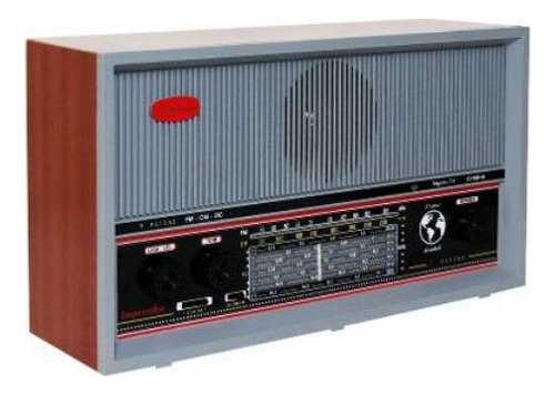 Rádio Companheiro Imperador Crmif-61 6 Faixas Cinza