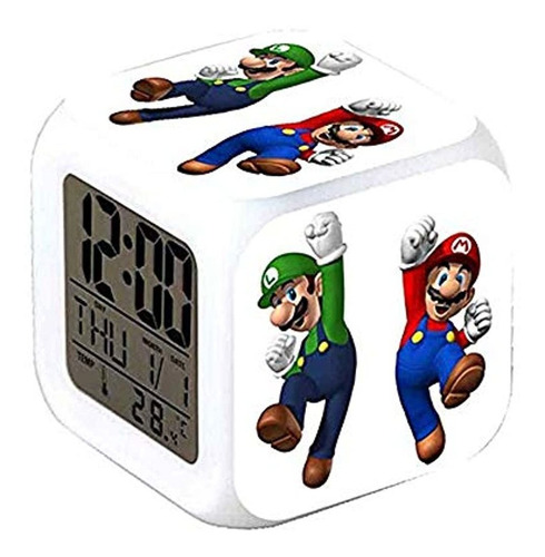 R-timer Super Mario Bros 7 Colores Cambian El Reloj Desperta