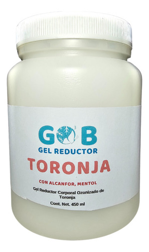Gel Reductivo De Toronja Ozonizado - Gob - 450 Ml Fragancia Neutra