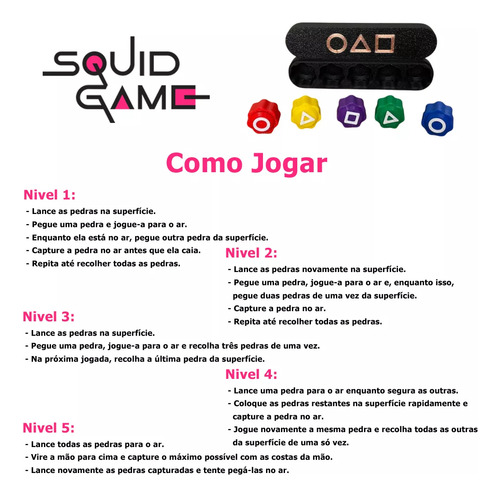Mini-jogo Gonggi Com Caixa - Round 6
