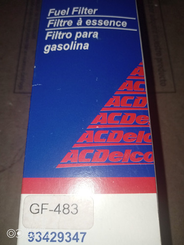 Filtro De Gasolina Gf483/ Chevr Blazer V6-3.1 -4.3- Century 