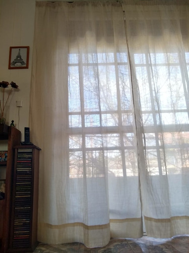 Imagen 4 de 10 de Cortinas Rusticas Artesanales - En Tela Gasa Doble Tejido