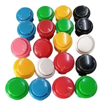 Comprar 20 Boton Generico Compatible Con Sanwa Con Microswitch 30mm