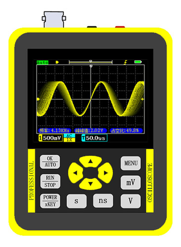 Osciloscopio Digital Mini Portátil 2.4 Pantalla Color 120mh