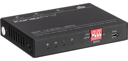 Divisor Ultradelgado 4k Hdmi 1x2 Espacio De Color 4:4:4 Y 18