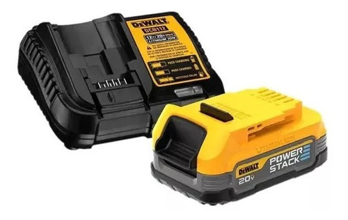 Cargador Dewalt 20v + 1 Batería Power Stack 1.7ah 20v -e.o.