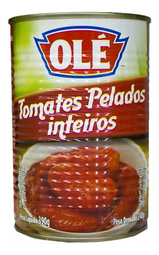 Tomate Pelado Inteiro Olé Lata 240g