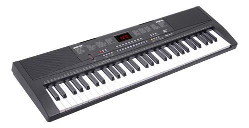Teclado Órgano Musical Meike Mk313 61 Teclas Lcd Negro