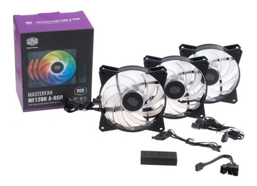 Cooler Master Mf120r R4-120r-203c-r1 Fan P/ Gabinete 3 X 120
