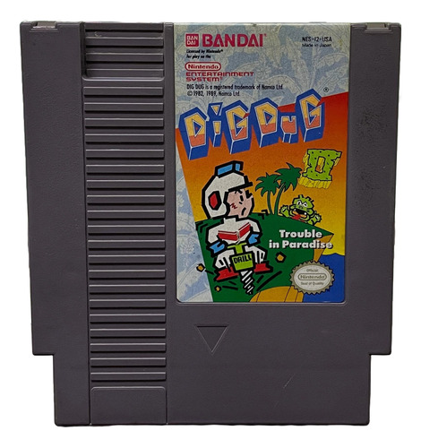Dig Dug Ii - Nintendo Nes Fisico Original (Reacondicionado)