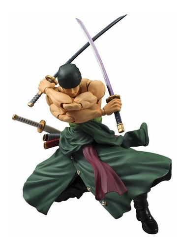 BGQ Roronoa Zoro Figura de acción móvil Estatua de una Pieza Modelo de Personaje animado-18cm 1pcs 