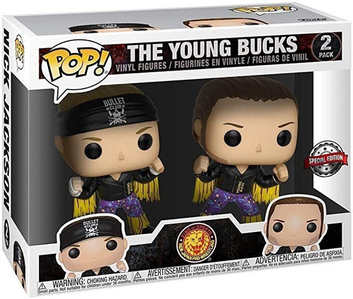 Funko Pop! Nuevo Japonés Pro Wrestling 2 Pack The Young Bu.