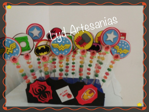 Pinches Golosineros En Goma Eva Para Candy Bar Por 10
