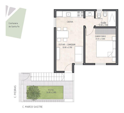 Departamento En  Guadalupe - A Metros De Universidad Tecnológica