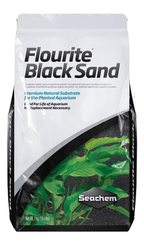 Substrato Fértil Seachem Flourite Black Sand - 7kg