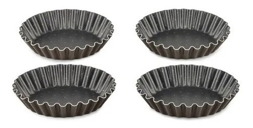 Set 4 Moldes Mini-tarta 11cm Perfect Bake