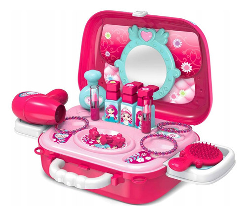 Maquiagem Infantil para Menina,Brinquedos para Salão Cabeleireiro Beleza  Meninas com Bolsas Portáteis & Outros Acessórios - Toucador maquiagem  infantil, jogo Sritob : : Brinquedos e Jogos