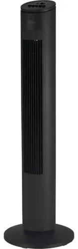 Ventilador De Torre Midea Preto, Programável, Silencioso Com Ajuste De 3 Velocidades 127v
